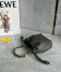 Loewe Mini Flamenco Purse Bag in Dark Khaki Nappa Lambskin