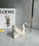 Loewe Puzzle Fold Pouch in White Nappa Calfskin 