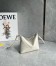Loewe Puzzle Fold Pouch in White Nappa Calfskin 