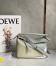 Loewe Puzzle Small Bag In Grey/Cream/White Calfskin