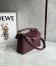 Loewe Puzzle Edge Small Bag in Burgundy Classic Calfskin 
