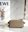 Loewe Puzzle Mini Bag In Sandy Grained Calfskin 