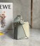 Loewe Puzzle Small Bag In Grey/Cream/White Calfskin