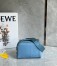 Loewe Mini Camera Crossbody Bag in Blue Calfskin