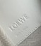 Loewe Compact Hammock Bag in White Satin Calfskin