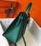 Hermes Malachite Epsom Kelly 32cm Sellier Bag