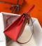 Hermes Red Epsom Kelly 32cm Sellier Bag