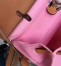 Hermes Herbag Zip PM 31cm Bag In Pink Canvas