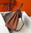 Hermes Brown Clemence Kelly 28cm Bag