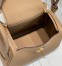 Hermes Lindy Mini Bag In Chai Clemence Leather GHW 