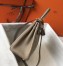 Hermes Grey Clemence Kelly 28cm Bag