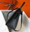 Hermes Black Epsom Kelly 32cm Sellier Bag