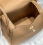Hermes Lindy 26cm Bag In Chai Clemence Leather GHW 