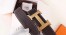 Hermes H Belt Buckle & Chocolate Clemence 32 MM Strap 