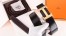 Hermes H Belt Buckle & Chocolate Clemence 32 MM Strap 