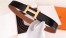 Hermes H Belt Buckle & Brown Clemence 32 MM Strap 