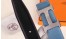Hermes H Belt Buckle & Blue Clemence 32 MM Strap 