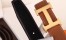 Hermes H Belt Buckle & Brown Clemence 32 MM Strap 