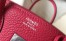 Hermes Rose Red Clemence Birkin 35cm Bag
