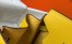 Hermes Yellow Clemence Birkin 35cm Bag