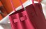 Hermes Rose Red Clemence Birkin 30cm Bag