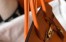 Hermes Orange Clemence Birkin 35cm Bag