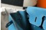 Hermes Blue Jean Clemence Birkin 30cm Bag