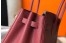 Hermes Bordeaux Clemence Birkin 35cm Bag