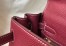 Hermes Bordeaux Clemence Kelly 25cm GHW Bag