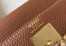 Hermes Brown Clemence Kelly 28cm Bag