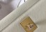 Hermes White Epsom Kelly 32cm Sellier Bag