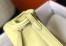 Hermes Mini Lindy Bag In Jaune Poussin Clemence Leather