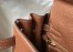 Hermes Brown Clemence Kelly 28cm Bag