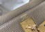 Hermes Grey Clemence Kelly 28cm Bag