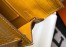 Hermes Kelly Pochette Bag In Yellow Embossed Crocodile Leather