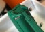 Hermes Mini Lindy Bag In Green Clemence Leather