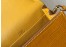 Hermes Roulis Mini Bag In Yellow Embossed Crocodile Calfskin