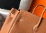Hermes Brown Clemence Birkin 35cm Bag