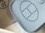 Hermes Evelyne III TPM Bag In Blue Lin Clemence Leather