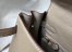 Hermes Grey Clemence Kelly 25cm GHW Bag