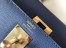 Hermes Blue Agate Epsom Kelly 32cm Sellier Bag