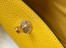 Hermes Mini Lindy Bag In Yellow Clemence Leather