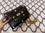 Valentino Roman Stud Chain Bag In Black Lambskin