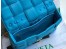 Bottega Veneta Chain Cassette Bag In Blue Calfskin