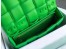 Bottega Veneta Chain Cassette Bag In Green Calfskin