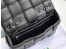 Bottega Veneta Chain Cassette Bag In Noir Calfskin