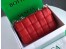 Bottega Veneta Chain Cassette Bag In Red Calfskin