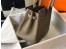 Hermes Birkin 25cm Bag In Taupe Clemence Leather