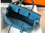 Hermes Blue Jean Clemence Birkin 30cm Bag