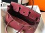 Hermes Bordeaux Clemence Birkin 30cm Bag